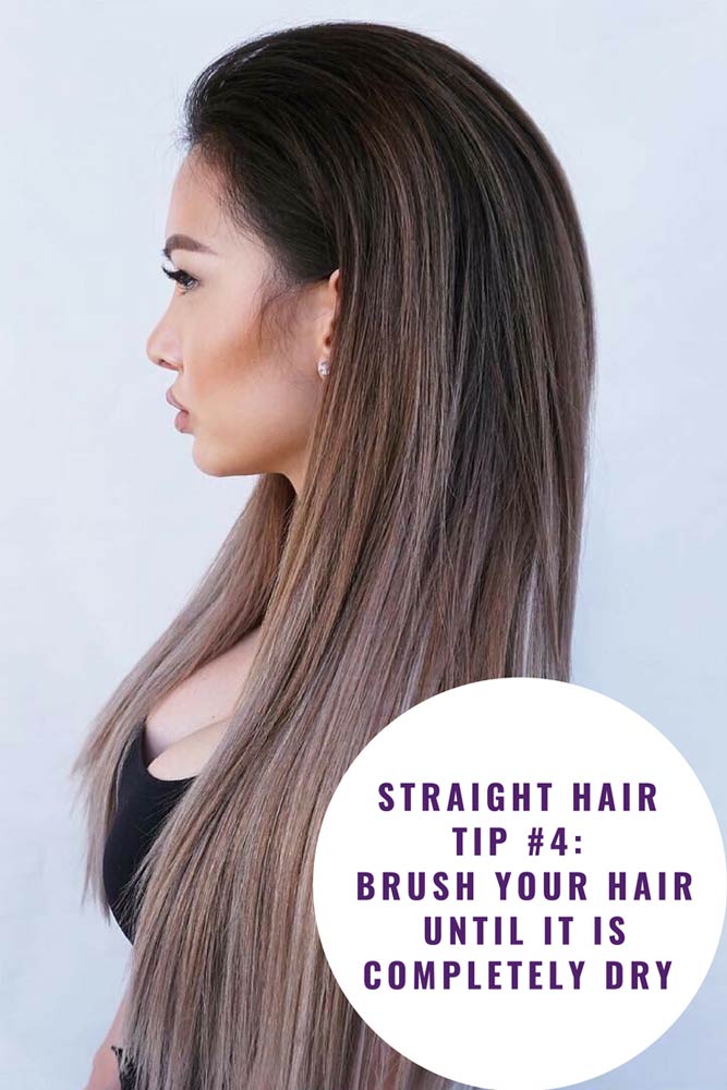 Brush Your Hair Until It&rsquo;s Completely Dry #straighthair #hairtreatments #longhair