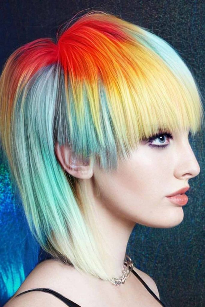 Bold Layered Mullet Cut