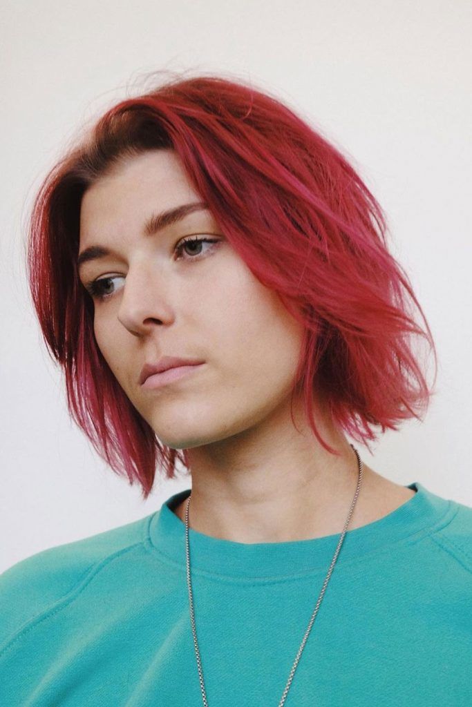 Razor Cut Bob with a Lot Of Texture