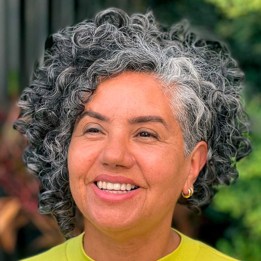 Joyful &Youthful Salt & Pepper Curls