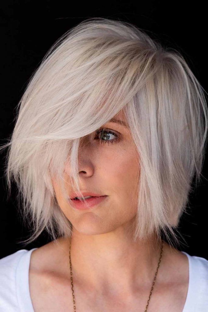 Shoulder-Length Layered Bob