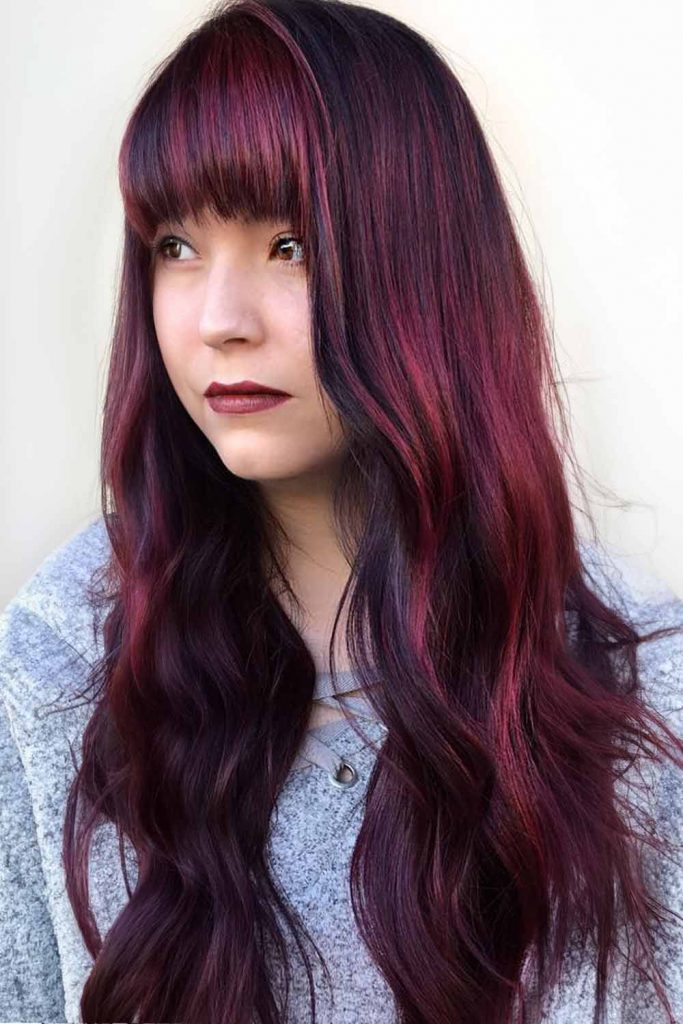 Extra Long Haircut With Blunt Bang