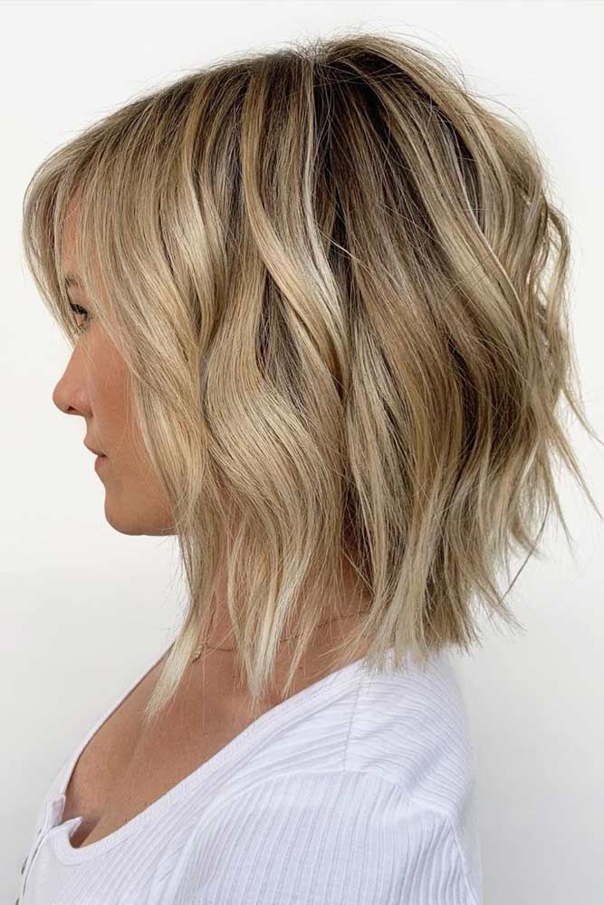 Inverted Long Bob Haircuts For Square Faces