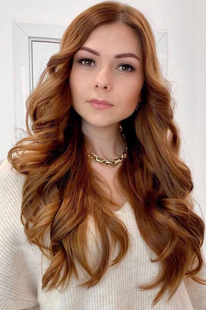 Long, Wavy Layered Haircuts For Square Faces #haircutsforsquarefaces