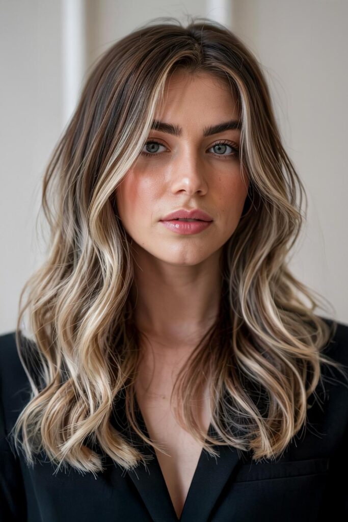 Amazing Layered Hairstyle For Oblong Face