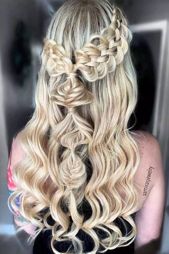 Half Up Half Down Braid 