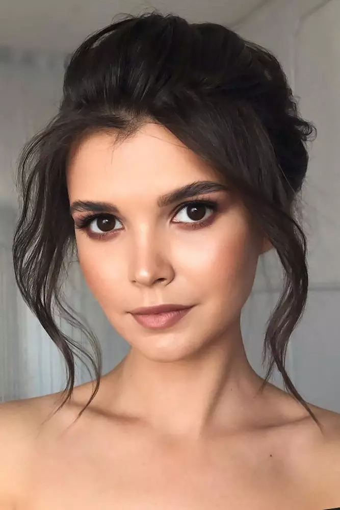 Updo With Free Locks 