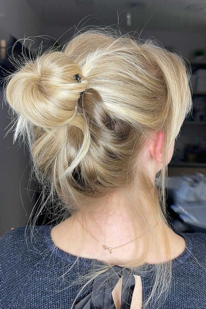 Updo For Medium Hair 