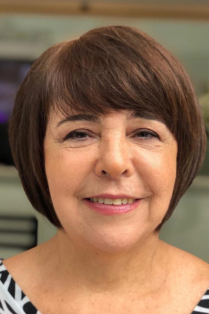 Bob With Fringe #bob #shorthair #bangs