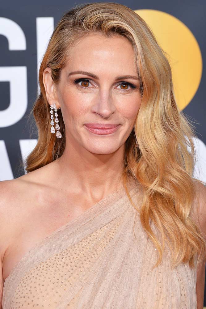 Side Styling Beachy Waves #hairstylesforwomenover50