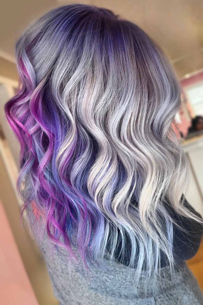 Light Magenta To Platinum Blonde #blondeombrehair #blondeombre #ombrehaircolor