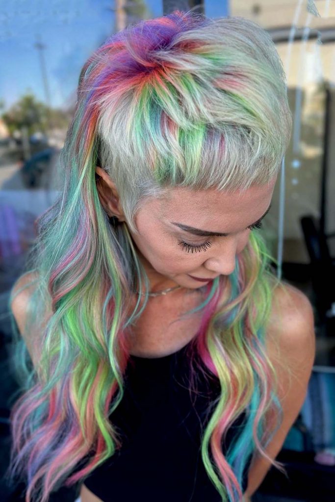 Rainbow Baby Bangs