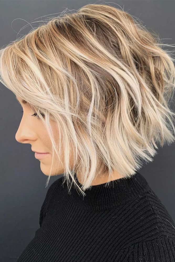 Textured Inverted Bob #thinhair #hairtypes