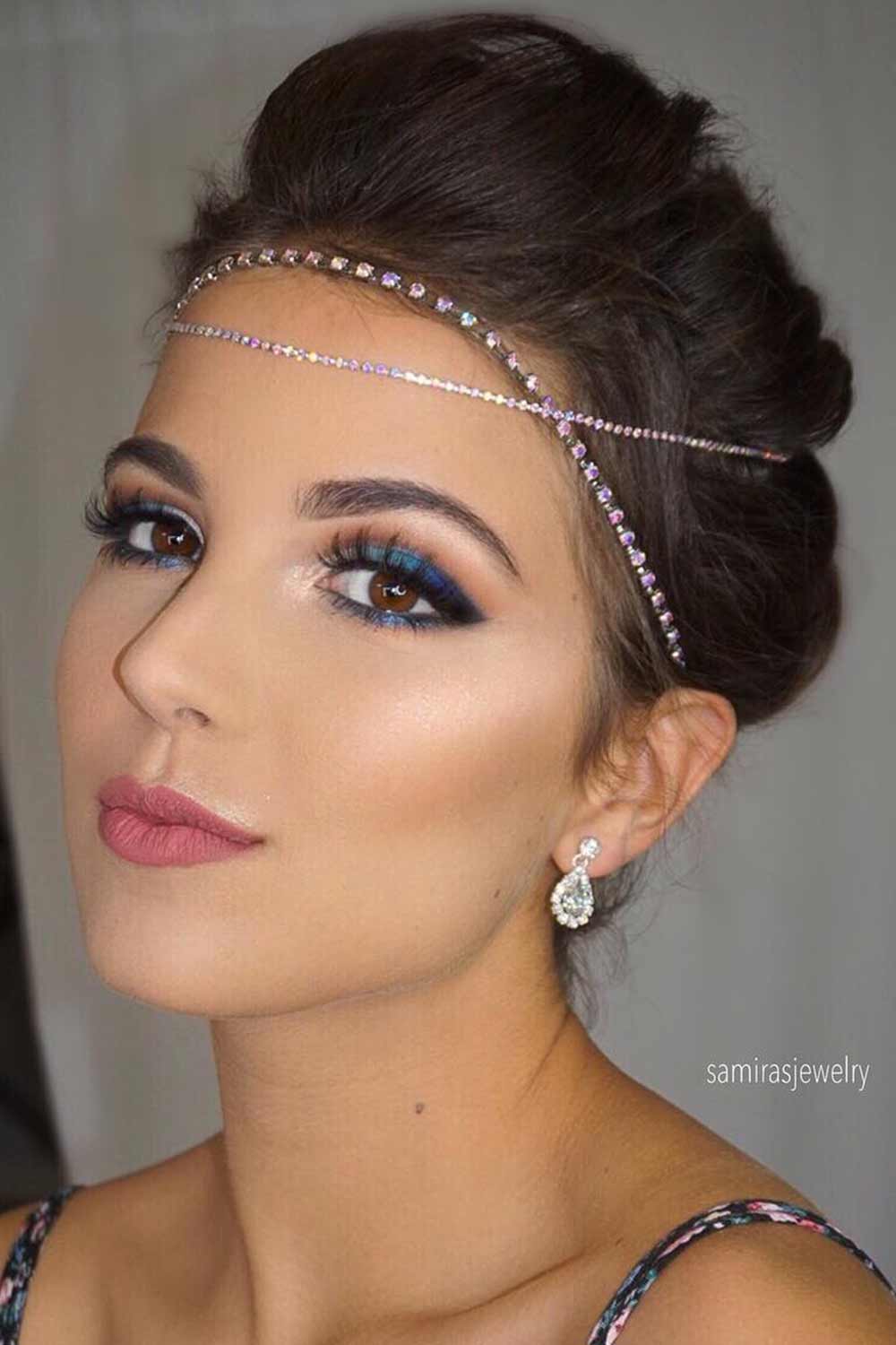 Updo Hairstyle With Accessories