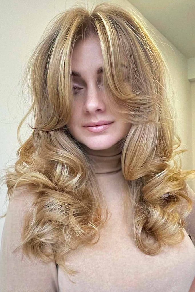 Curtain Bangs #layeredhaircuts #layeredhair #haircuts