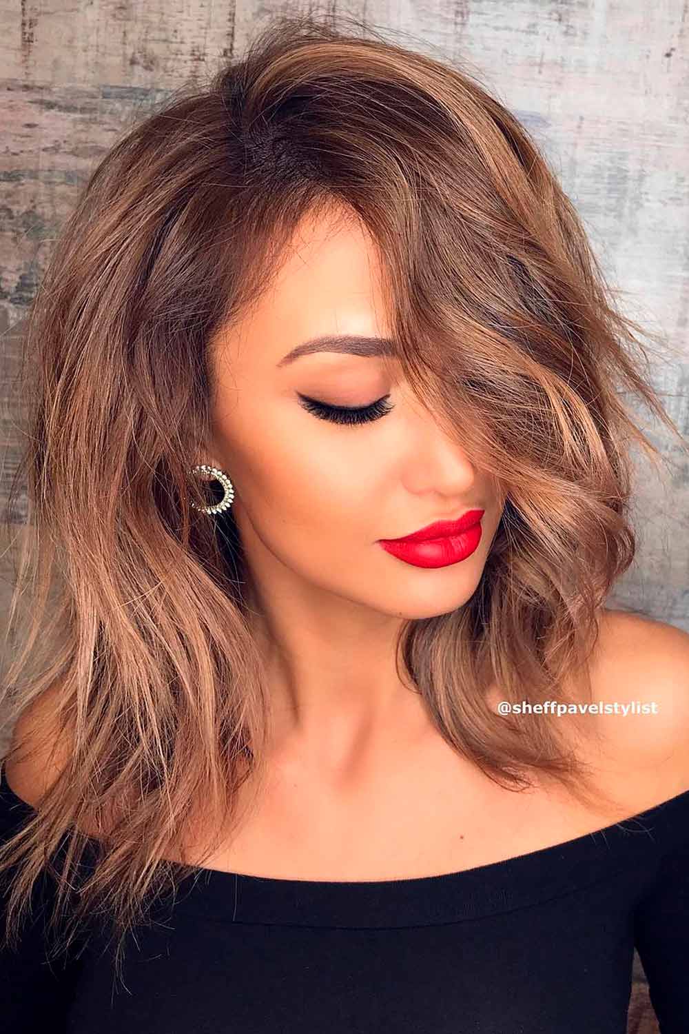 Asymmetrical Long Haircuts