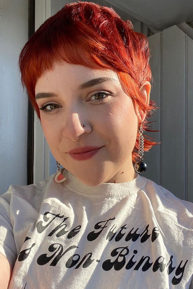 Long Pixie Mullet Cut