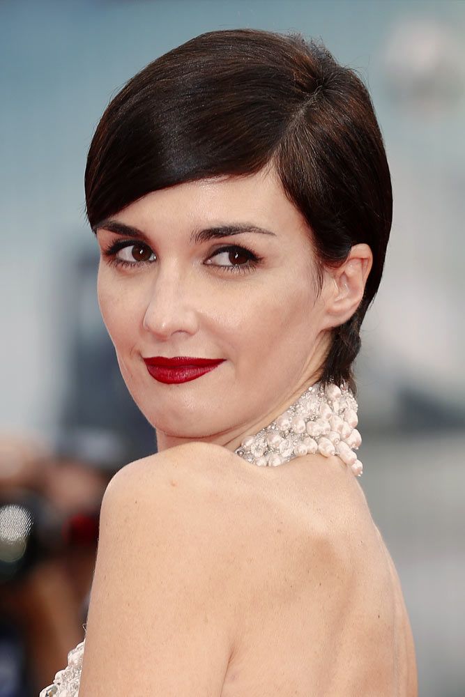 Slicked Down Pixie Cut with Long Top Layers Slicked Down Long Pixie #longpixie #pixiecut #haircuts