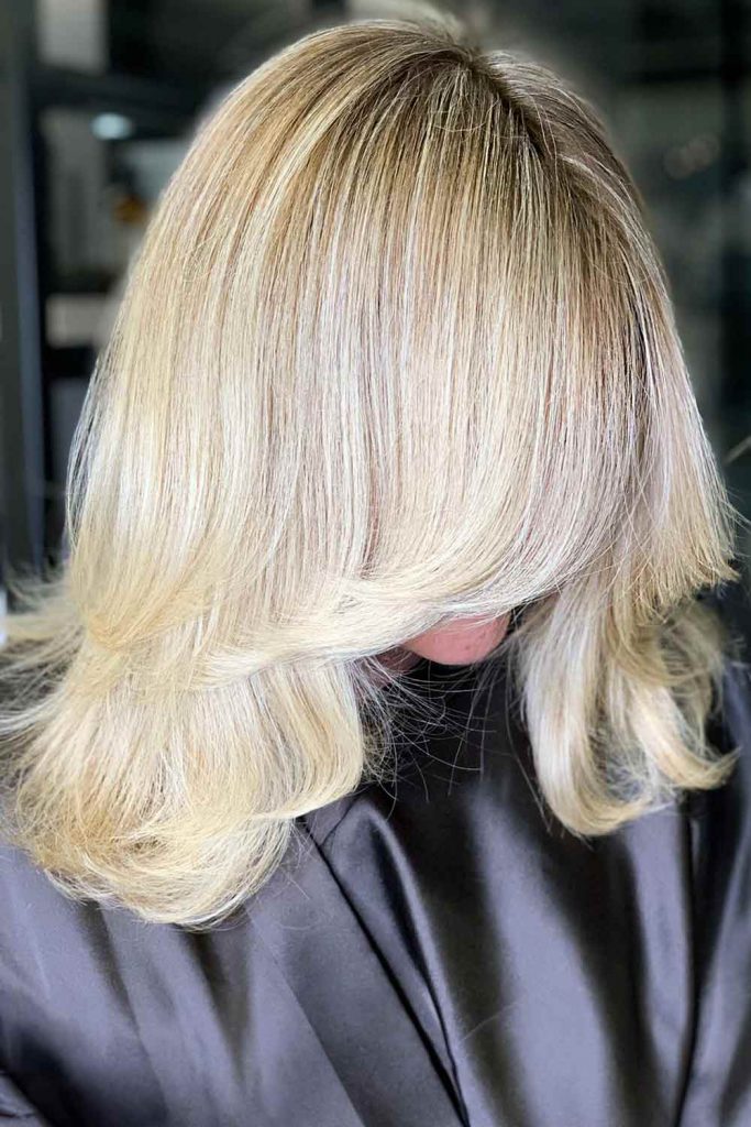 Butterfly Medium Haircut #mediumlayeredhair #mediumhair #layeredhair