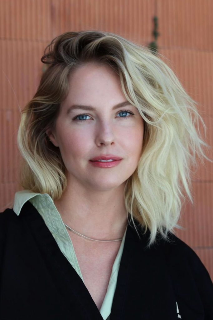 Messy Waves for Natural Blonde