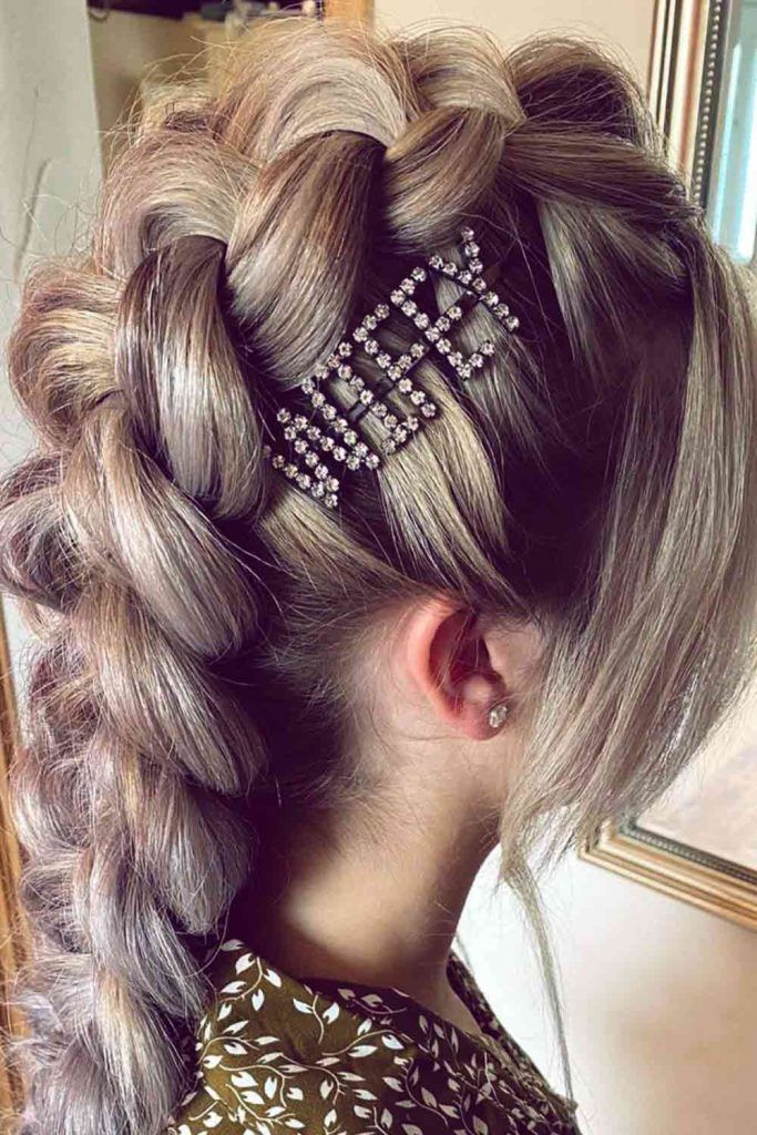 Double Dutch Faux Hawk Braids