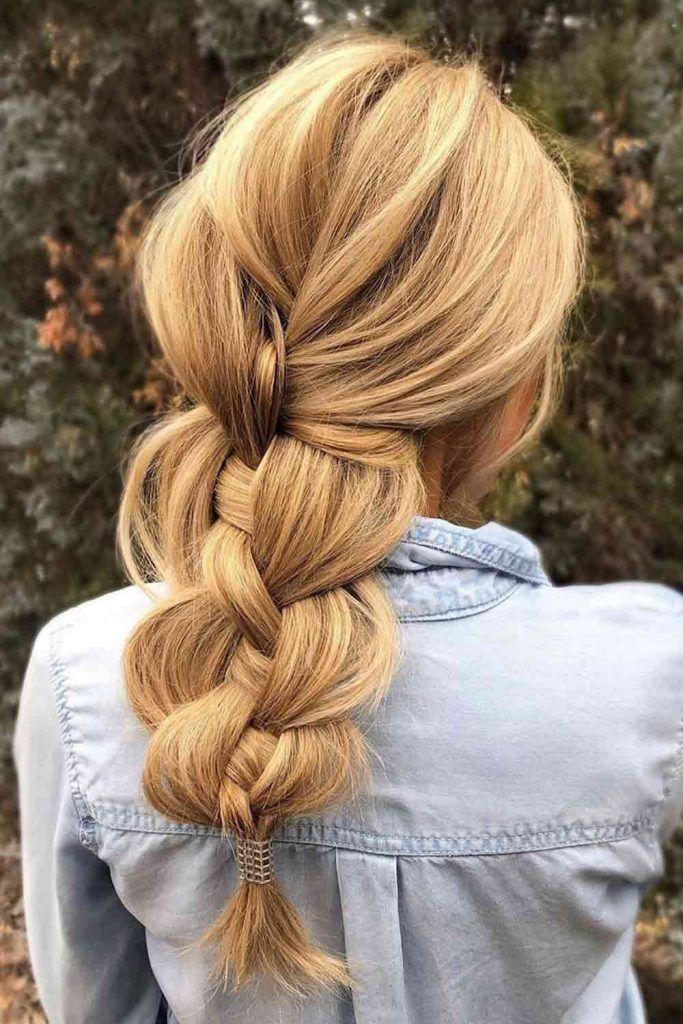 Voluminous Big Braid #braid #braidedhairstyle