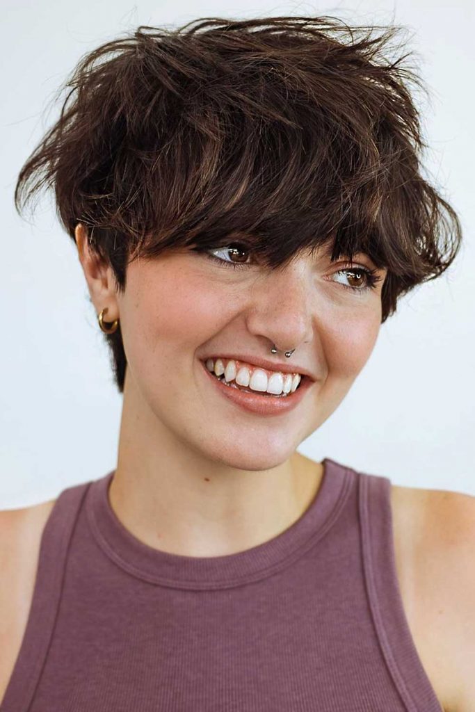 Long Shaggy Pixie Haircut #pixiecut #shorthaircut