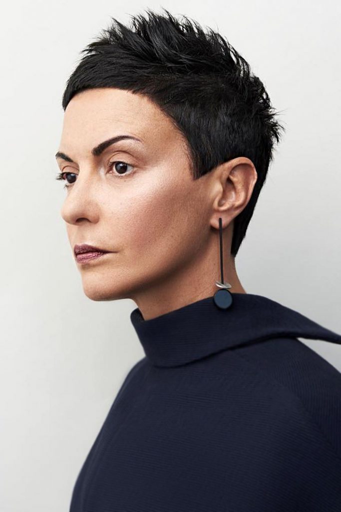 Short Edgy Pixie Haircut #pixiecut #shorthaircut