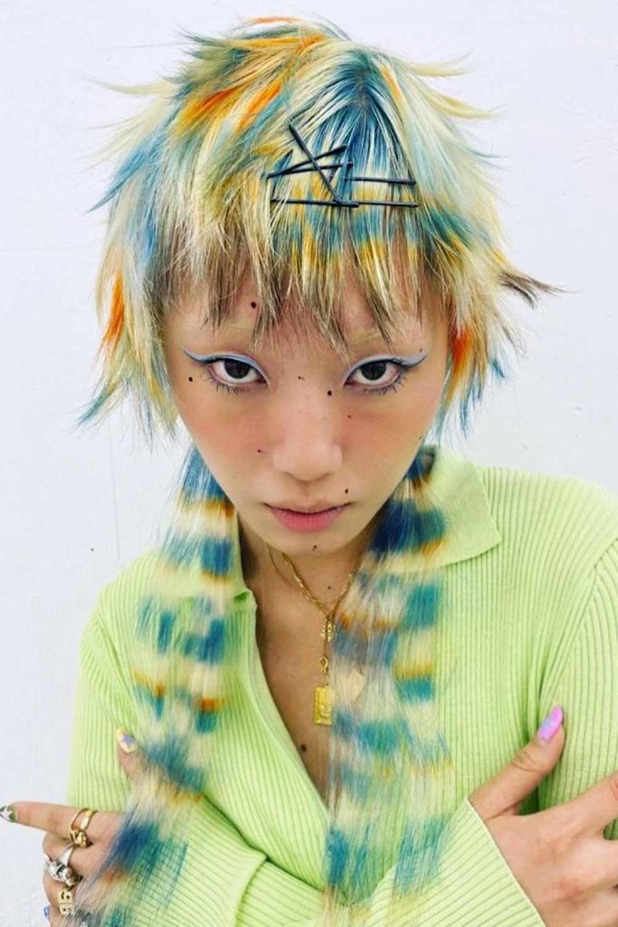 Layered Raccoon Tail Hairstyle #raccoontailhair #raccoontail