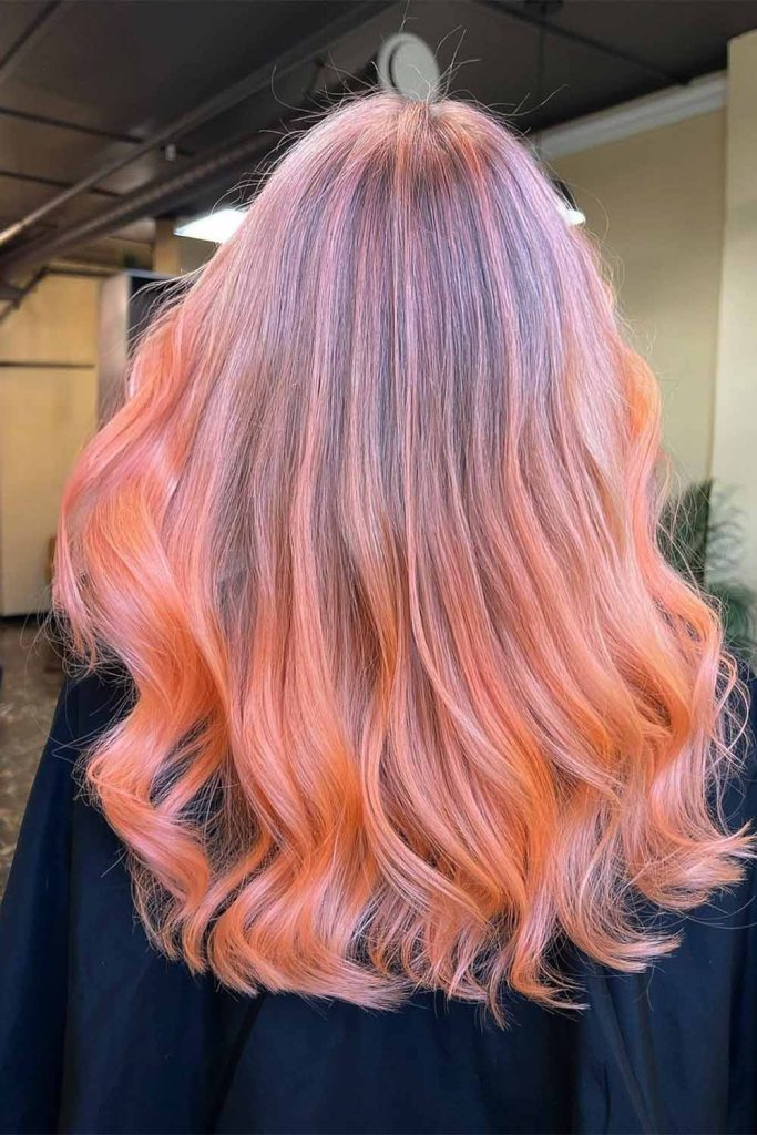 Strawberry Red with Ashy Highlights