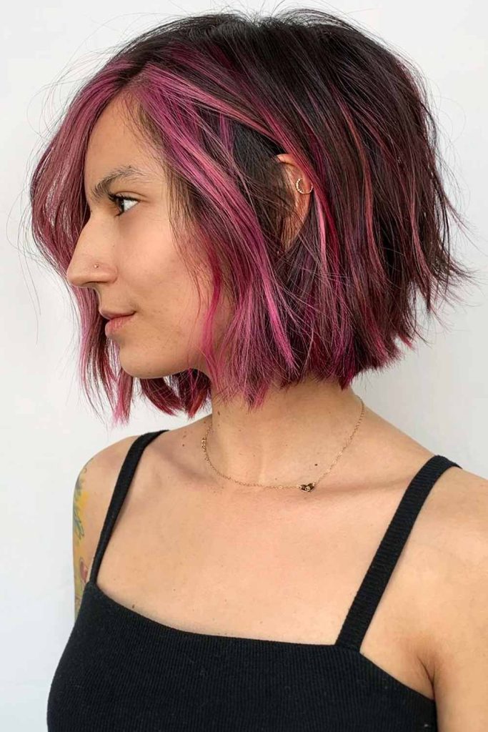 Wavy Short Bob Hairstyles #shortbobhairstyles #shortbob #bob