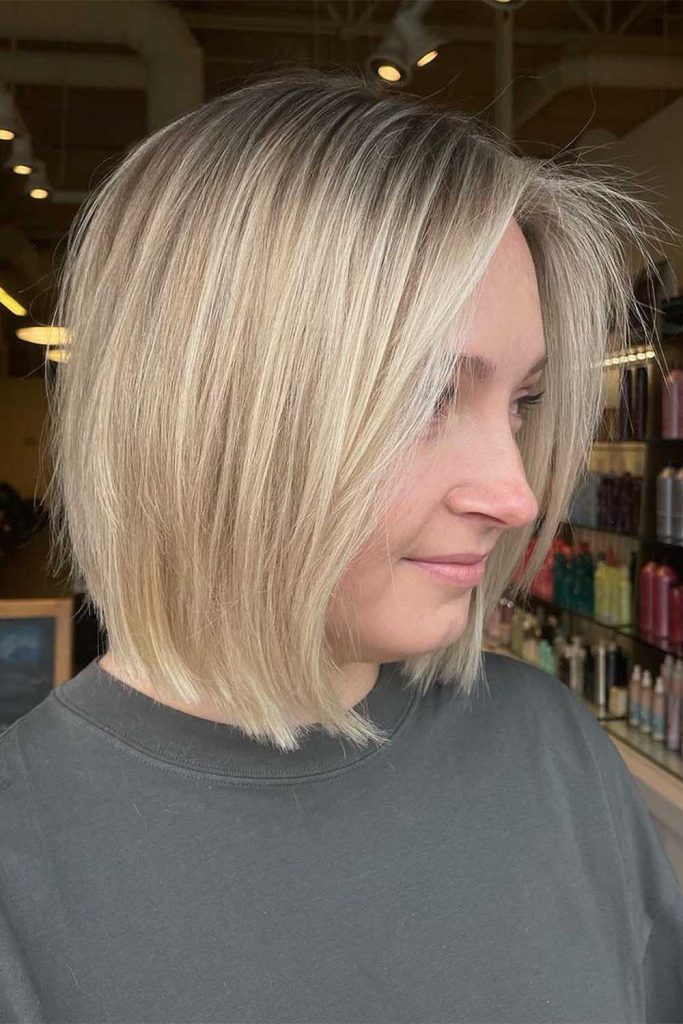 Messy Short Rooted Bob