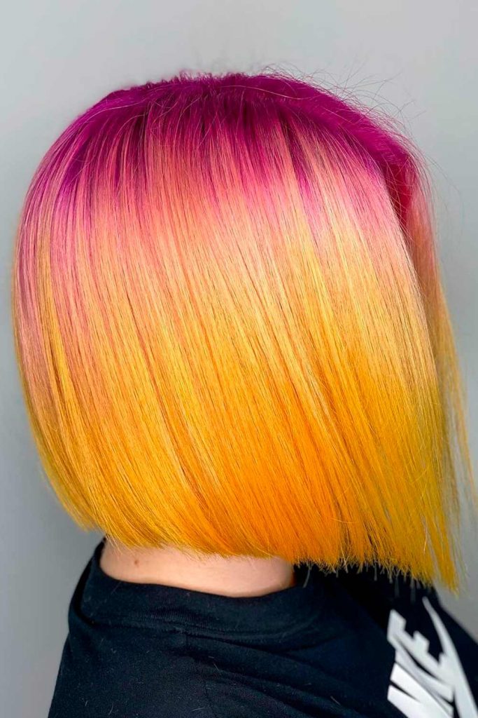 Short Bob With Middle Haircut