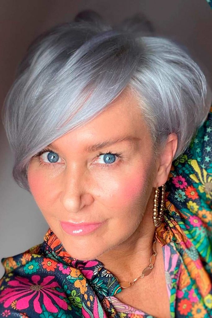 Silver Platinum Blonde Hair