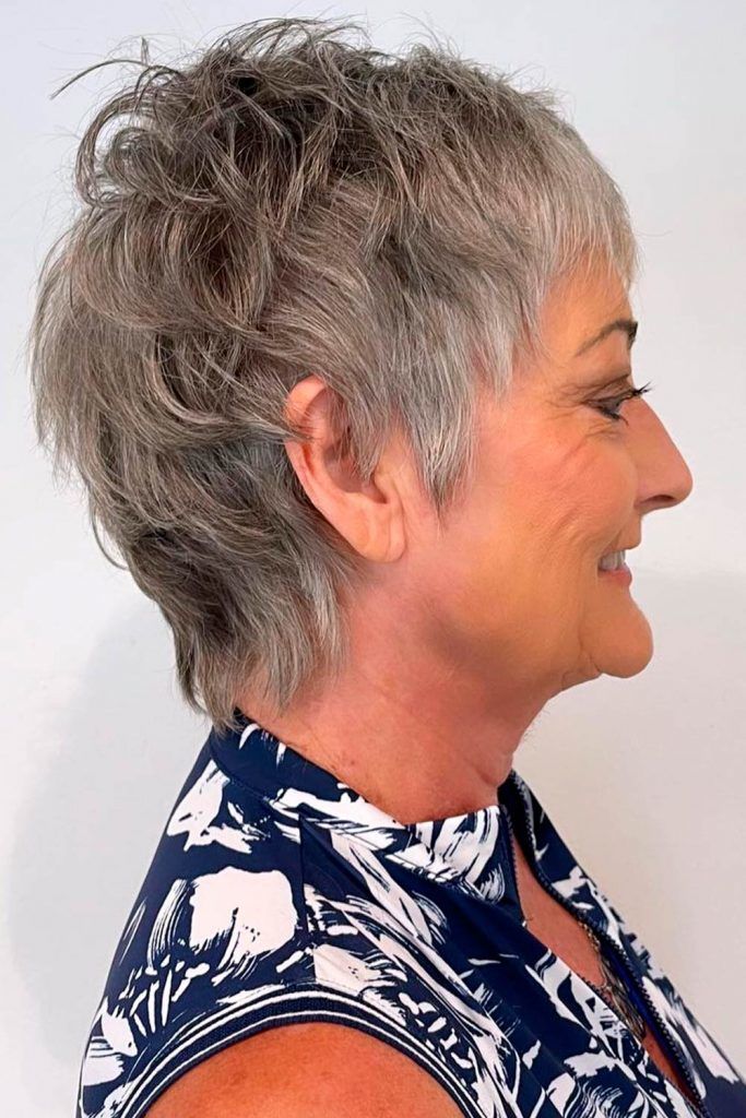 Grey Pixie Styling