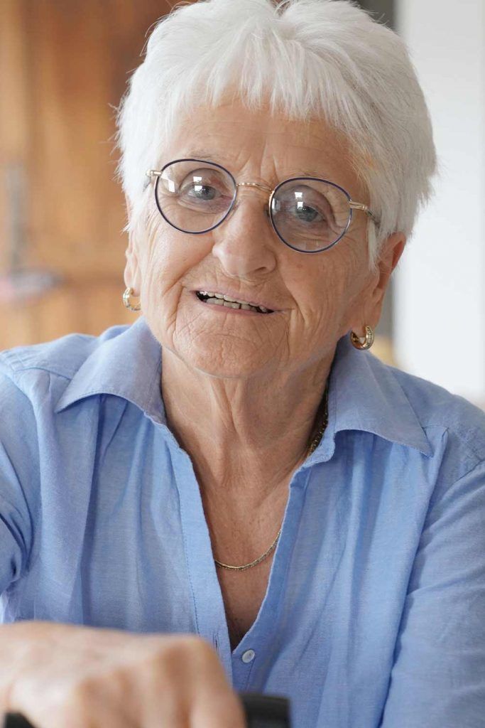 White Blonde Short Pixie