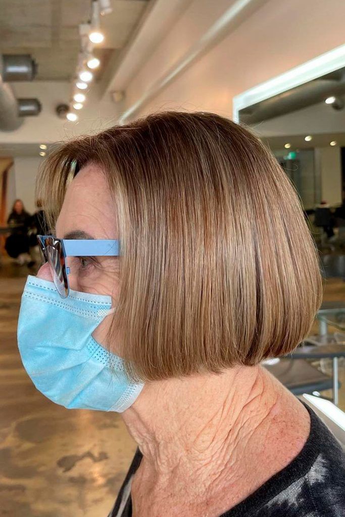 Full And Sleek Stacked Bob