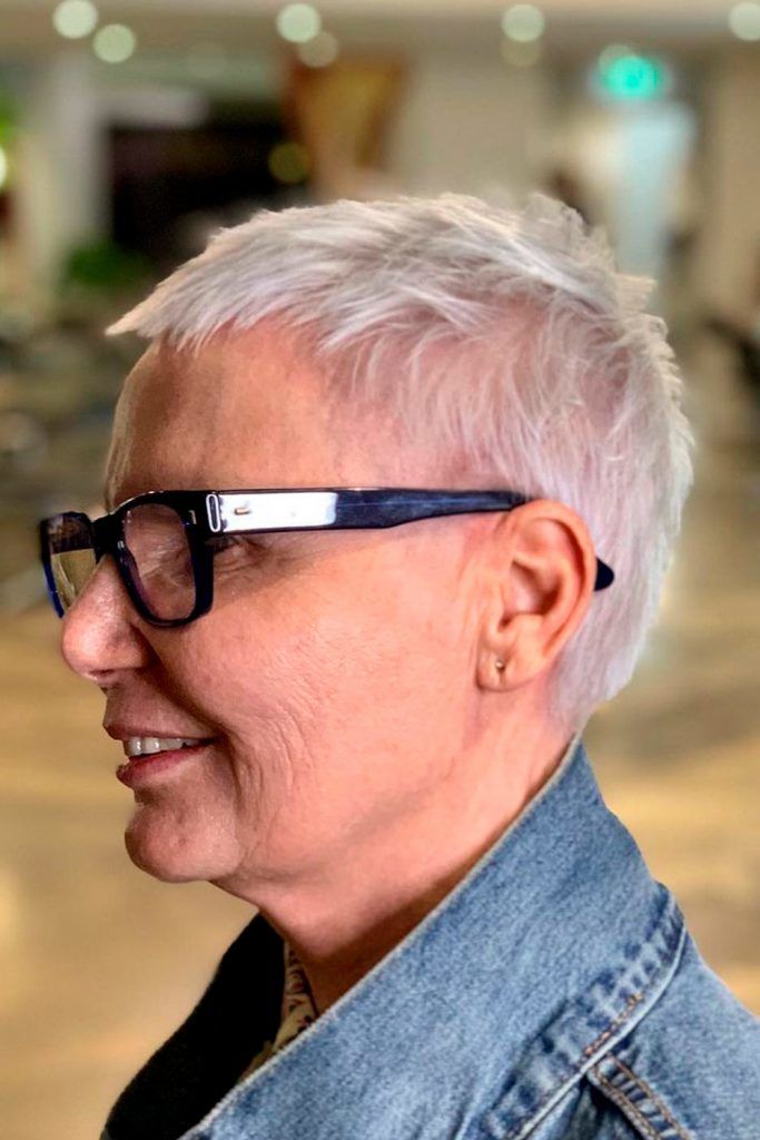 Short Spiky Pixie With Layered Bang