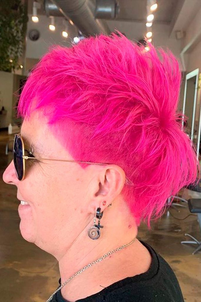 Chic Bold Raspberry Pixie