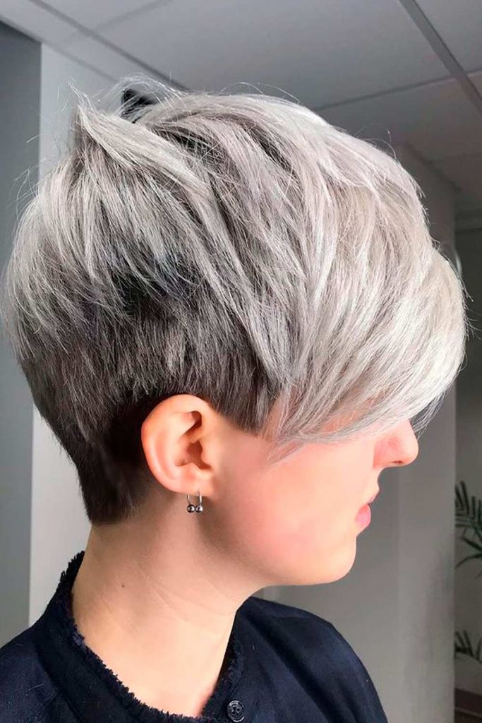 Bold Pixie With Side Bangs