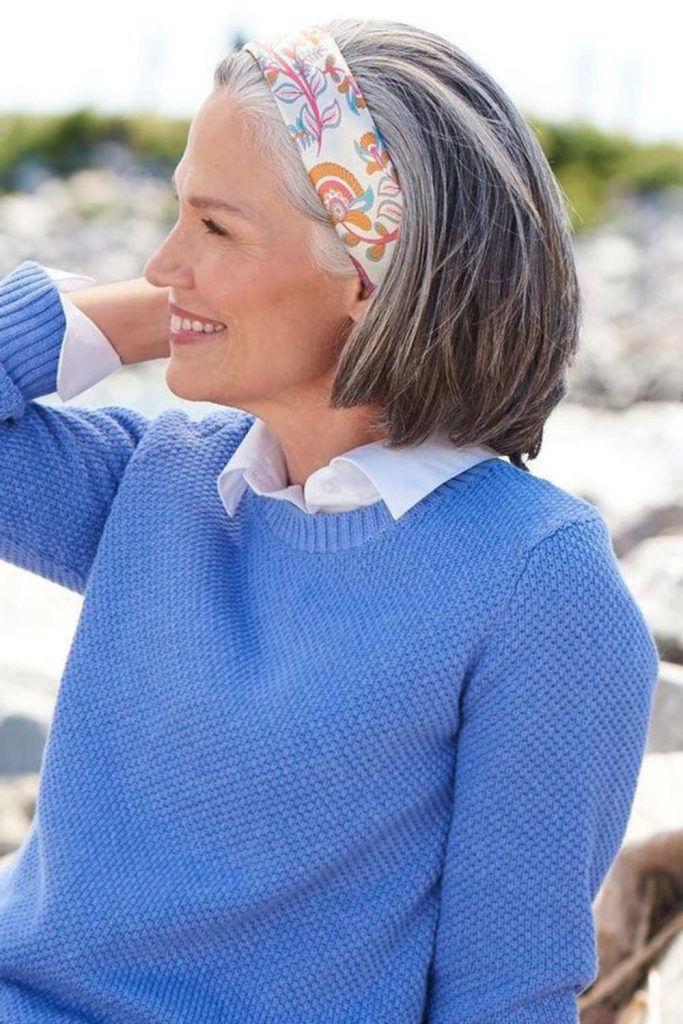 Bob With Elegant Headband