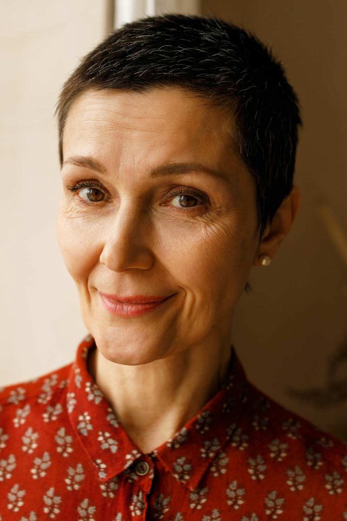 Cool Black Pixie-Bob With Very Short Bangs