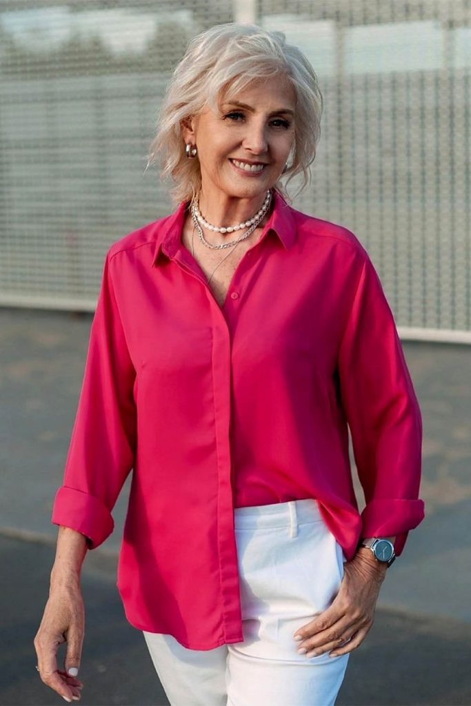 Platinum Bob with Delicate Layers