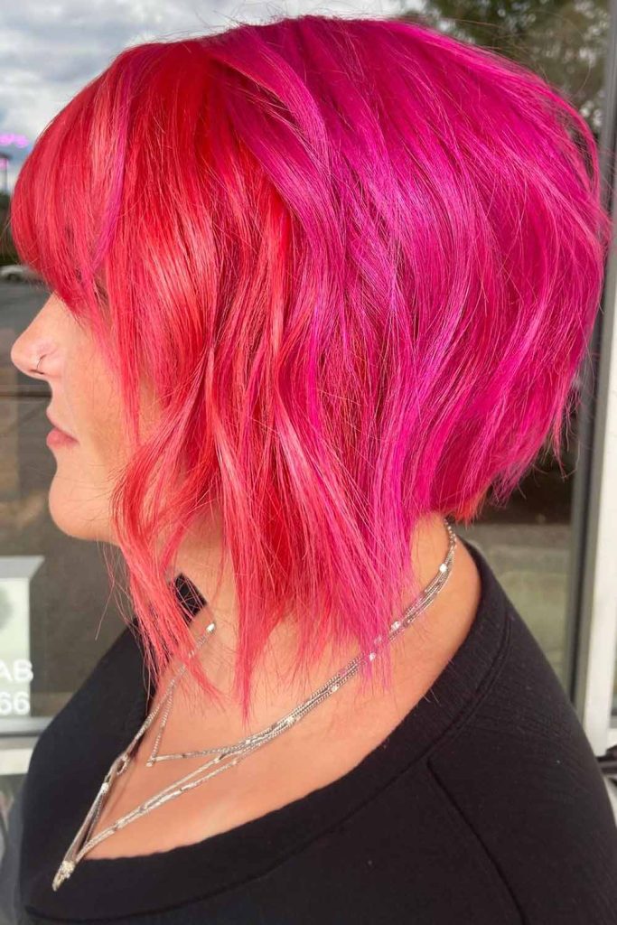 Stylish Bob With Color Mix 