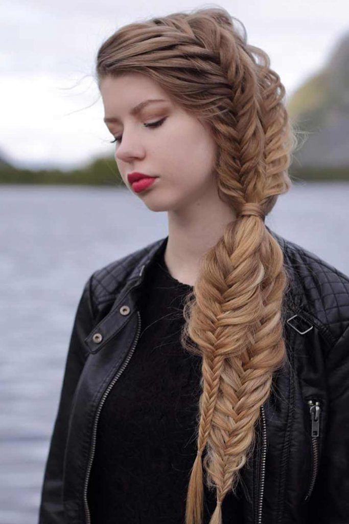 Side Bangs Into Braids