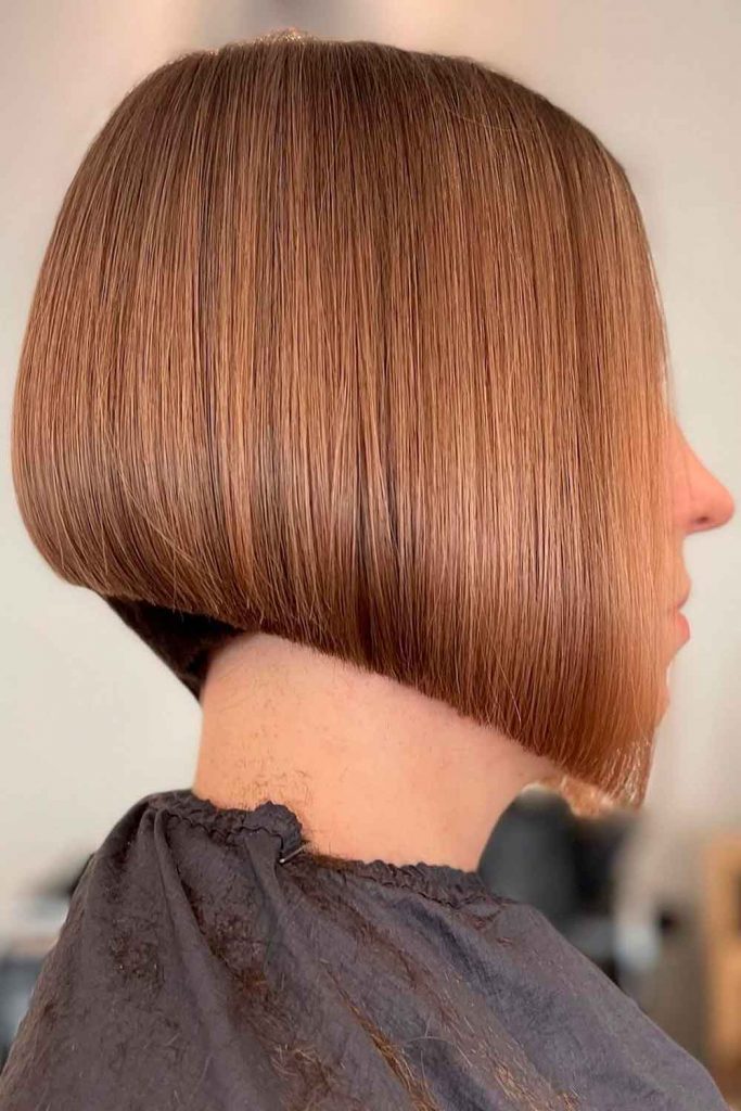 Short Straight Sleek Hair Angled Bob Cut Short And To The Point