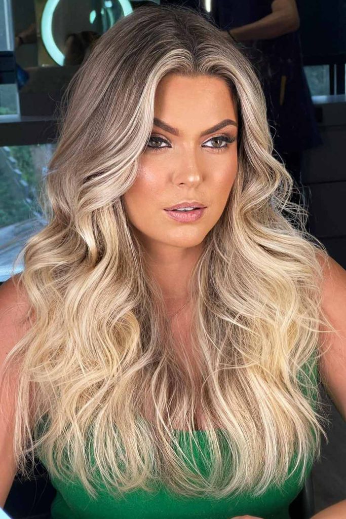 Champagne Blonde Sombre