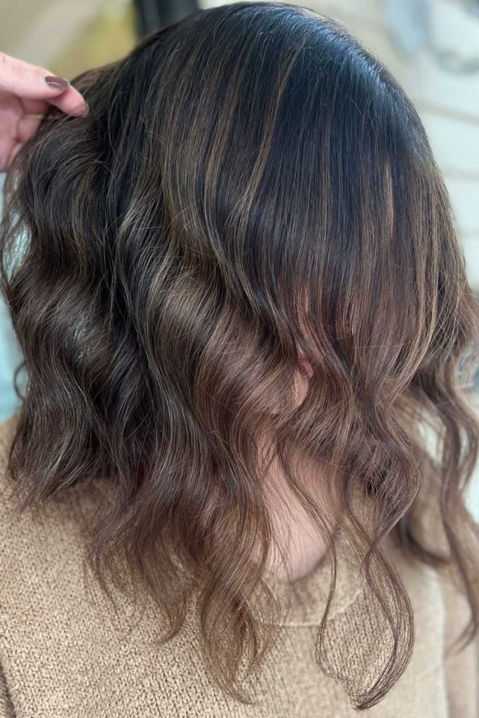 Brunette Dimensional Hair Color & Lowlights 