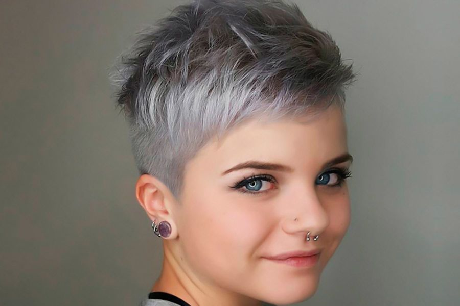 45 Cool Ways How To Wear Your Short Grey Hair In 2025