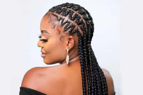 Otherworldly Uniqueness and Freedom of Style Zig Zag Braids Vibrate with